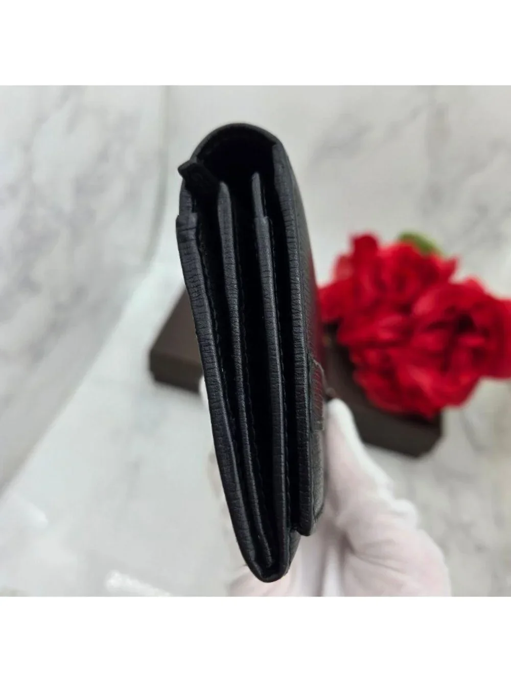 Gucci Long Wallet Wallet Horsebit Hardware Black - Picture 9 of 15